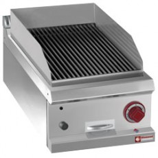 Grill pierre de lave double face - grille en fonte