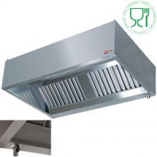 Hotte murale "Gastro" 2B Filt.Lab 1425m3/h