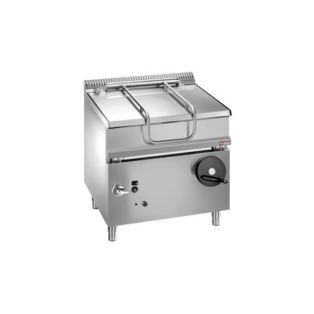 Sauteuse gaz - cuve inox basculante - 60 litres