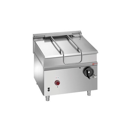 Sauteuse gaz - cuve inox basculante - 80 litres