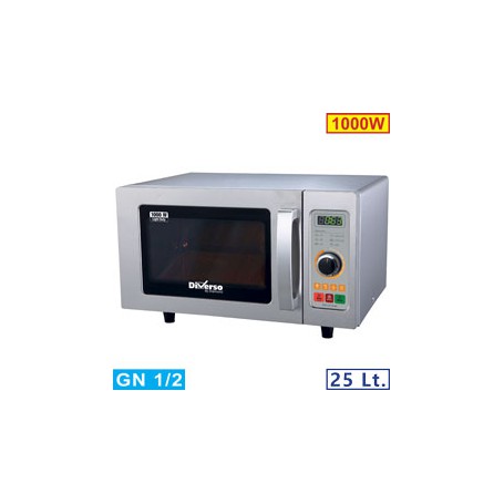 Four micro-ondes 25L inox 1000W - mécanique - Matoreca