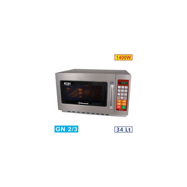 Four micro-ondes 34L inox 1400W - digital - Matoreca