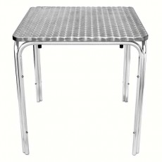 Table bistro aluminium empilable