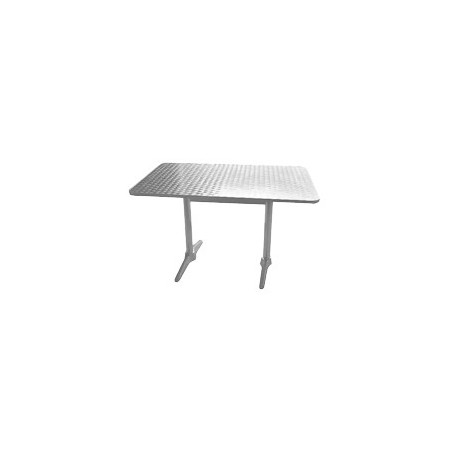 Table aluminium 120 x 60