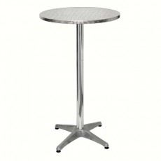 Table haute en aluminium