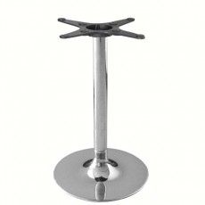 Pied de table chromé Bolero rond