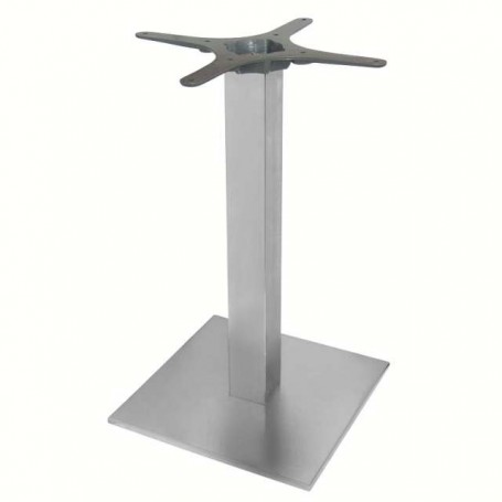 Pied de table en inox carré