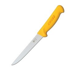 Couteau lame rigide jaune Swibo