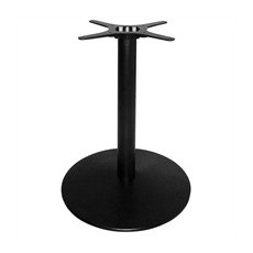 Pied de table en fonte noire