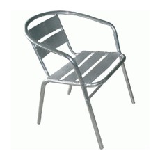 Fauteuil aluminium empilable - 4