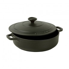 Cocotte ronde basse noire Chasseur