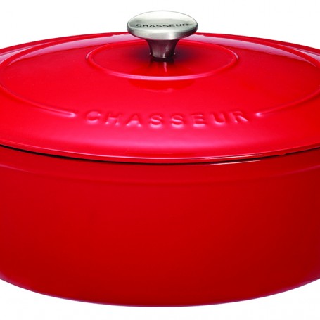 Cocotte ovale rouge