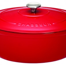 Cocotte ovale rouge